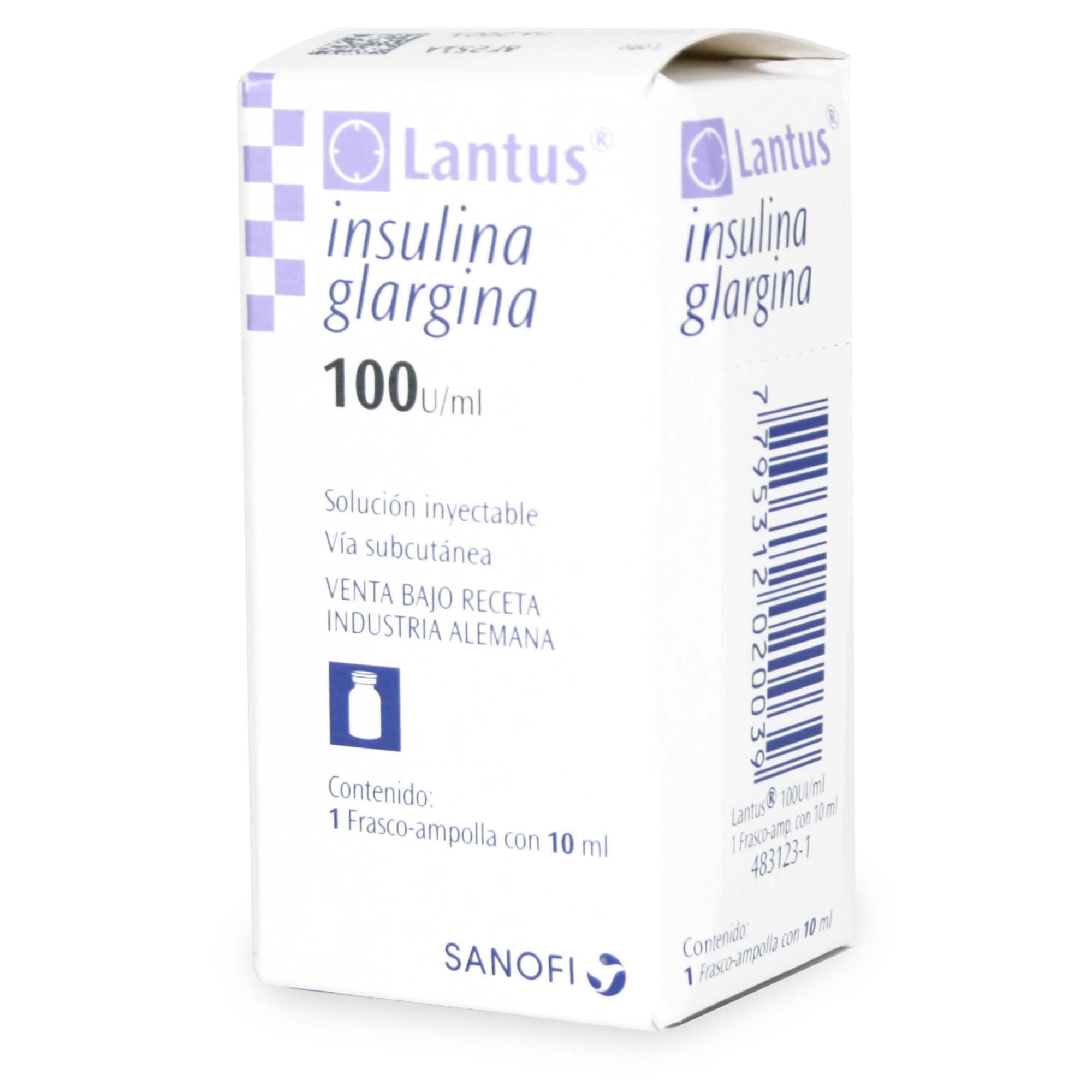 Lantus Insulina Glargina Humana 100 UI/ml 1 Ampolla
