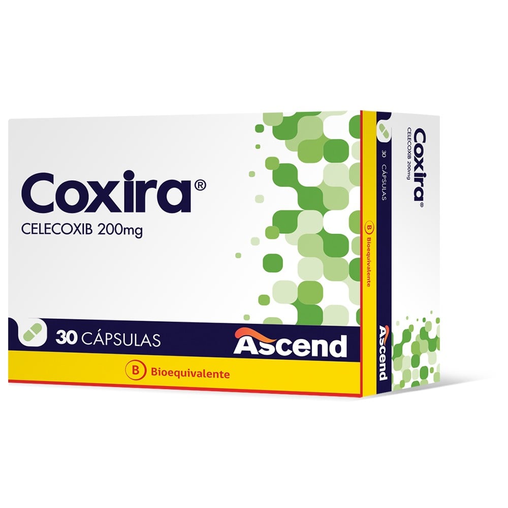 Coxira Celecoxib 200 mg 30 Cápsulas