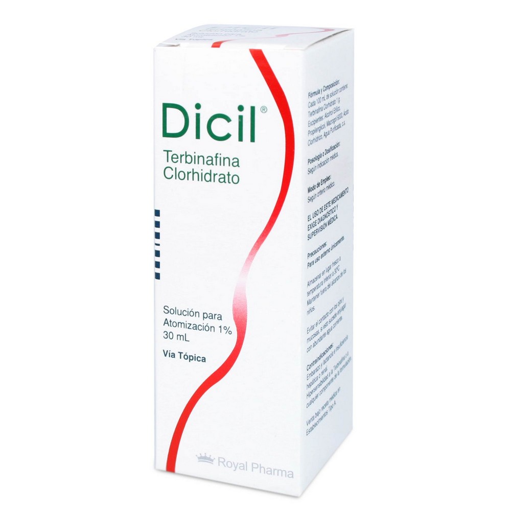 Dicil Spray Terbinafina 1% Solución Tópica 30 mL