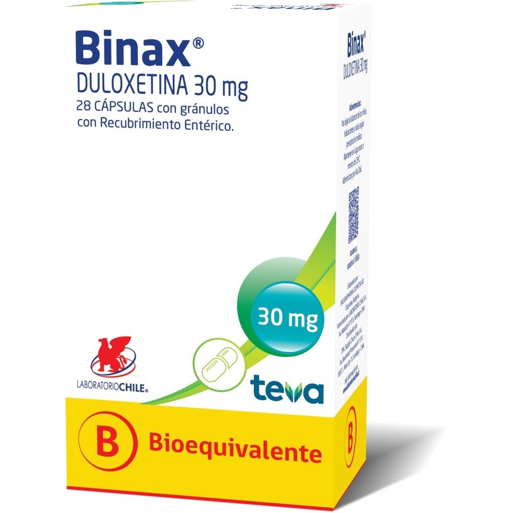 BINAX CÁPSULAS CON GRÁNULOS CON RECUBRIMIENTO ENTÉRICO 30 mg