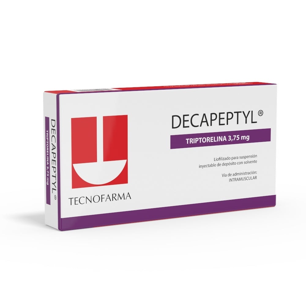 DECAPEPTYL LIOFILIZADO PARA SUSPENSIÓN INYECTABLE 3,75 mg (TRIPTORELINA)