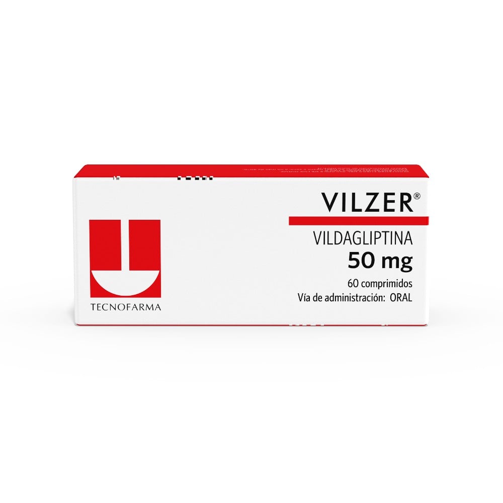 Vildagliptina 50mg 60 Comprimidos