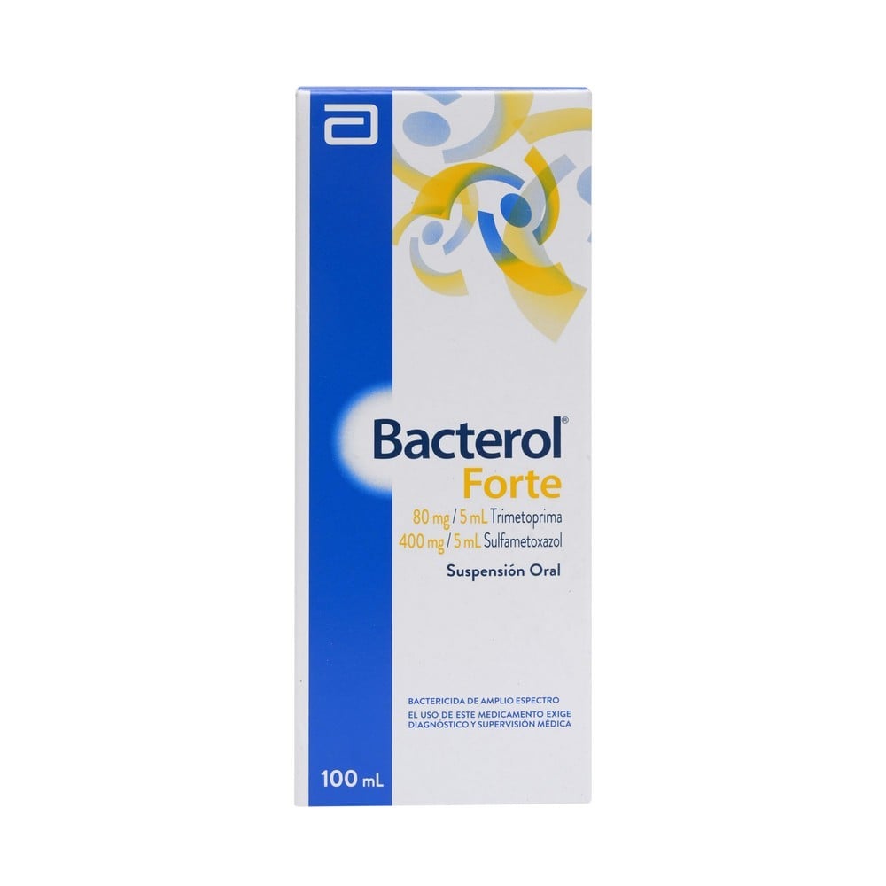 Bacterol Forte Sulfametoxazol 80 mg/5mL Suspensión 100 mL