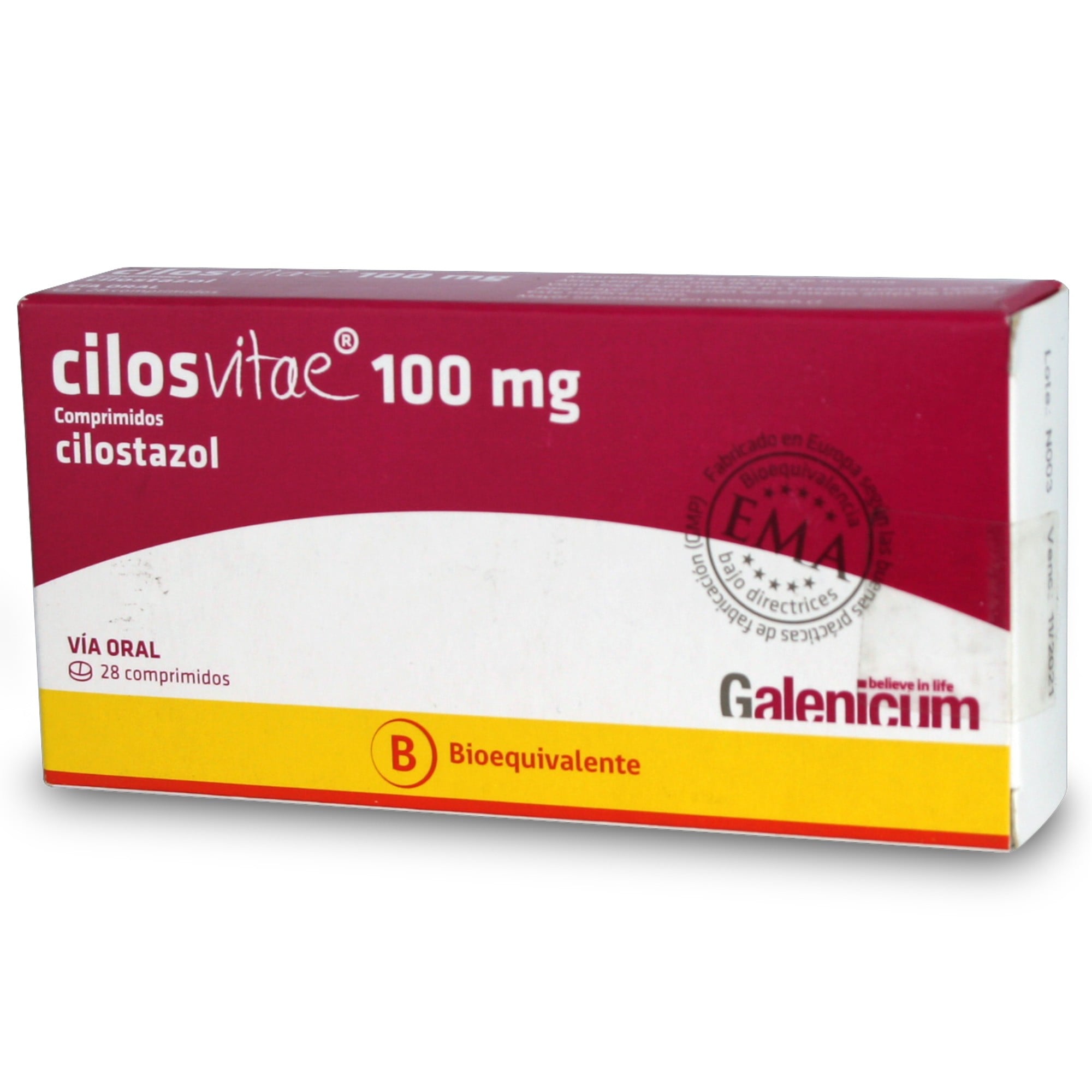 Cilosvitae Cilostazol 100 mg 28 Comprimidos