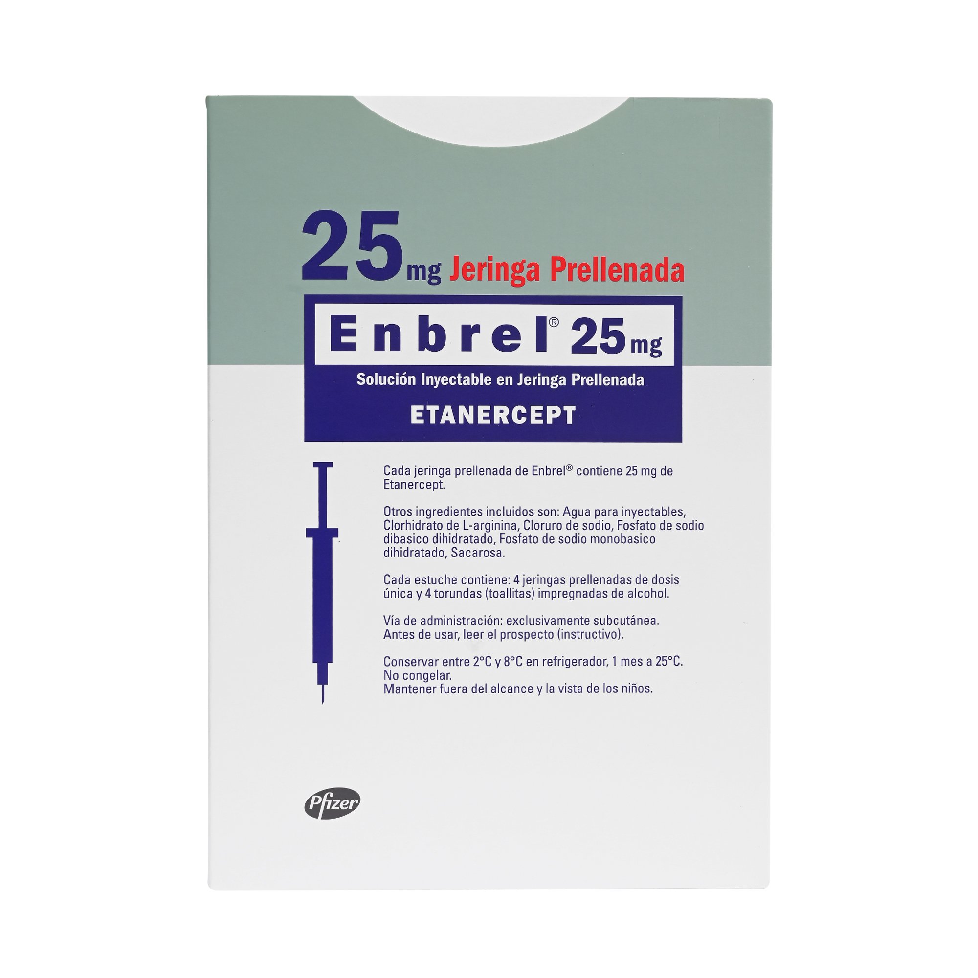 ENBREL SOLUCIÓN INYECTABLE 25 mg/0,5 mL (ETANERCEPT)