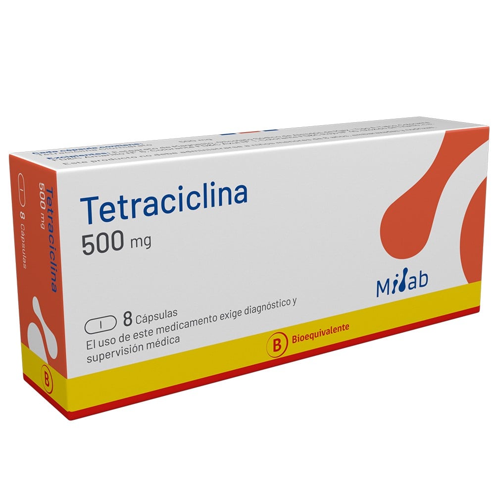 TETRACICLINA CÁPSULAS 500 mg