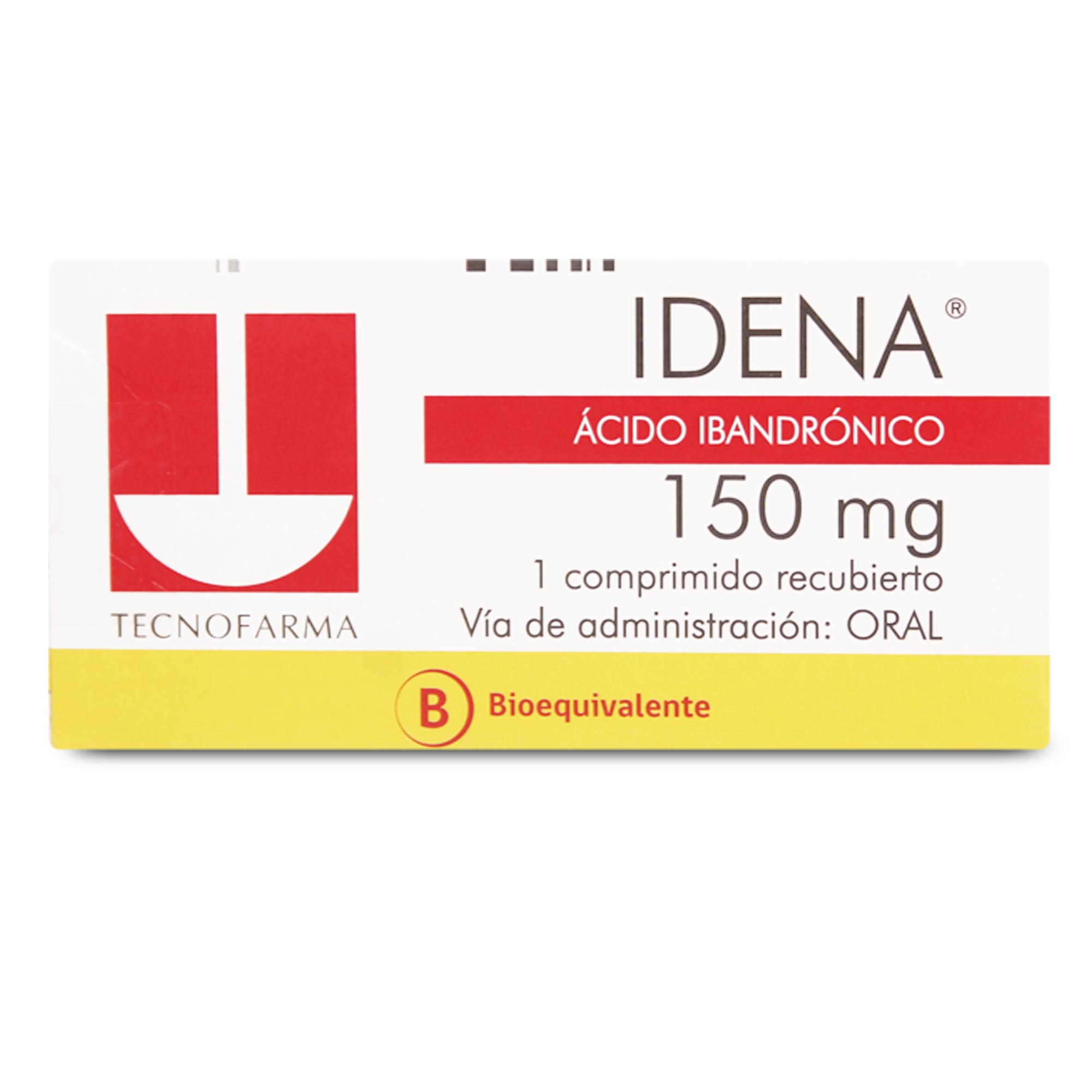 Idena Acido Ibandronico 150 mg 1 Comprimido Recubierto