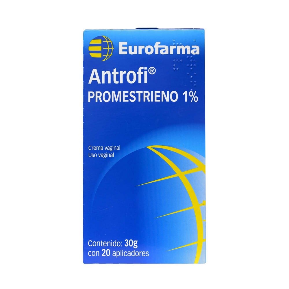 Antrofi Promestrieno 1% Crema Vaginal 30 gr con 20 Aplicadores
