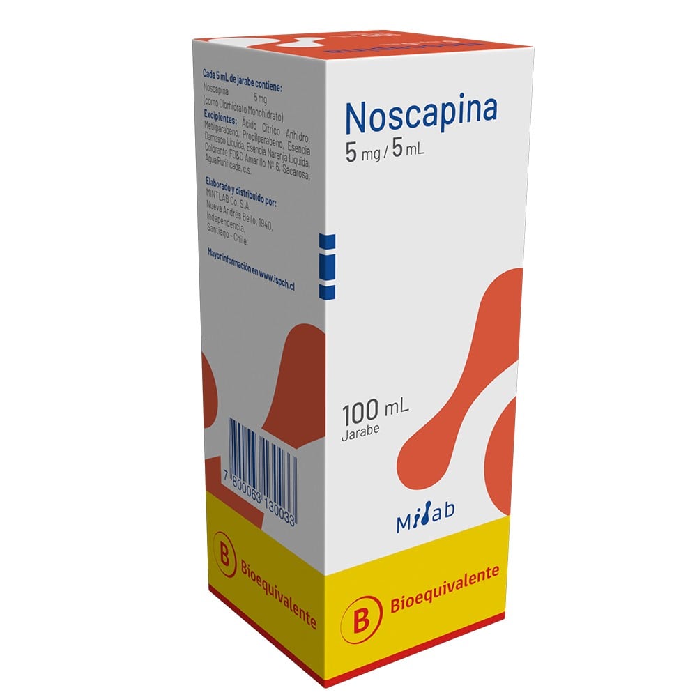 NOSCAPINA JARABE 5 mg/5 mL