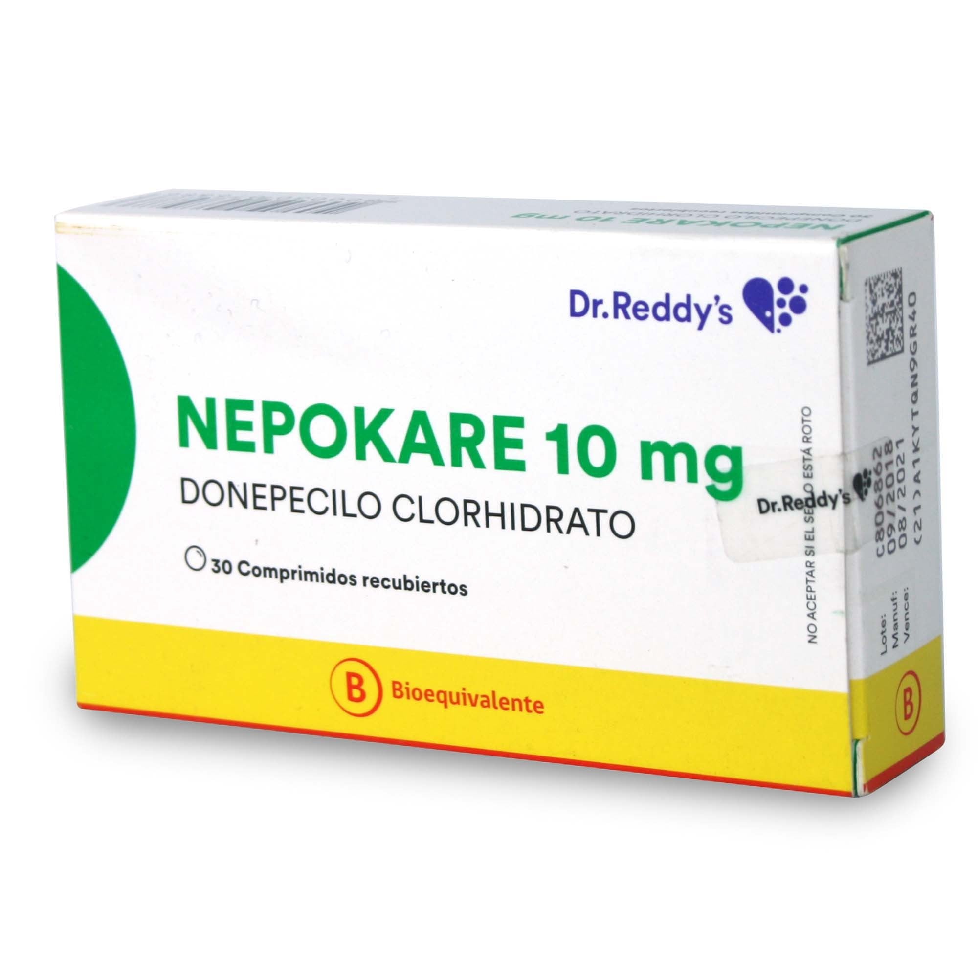 NEPOKARE COMPRIMIDOS RECUBIERTOS 10 mg