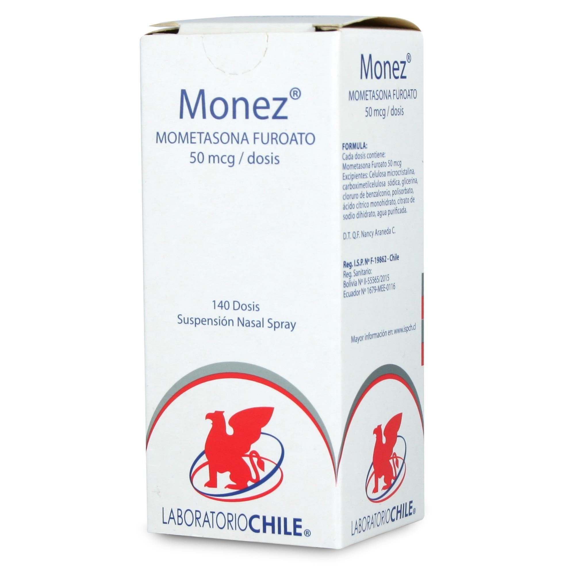 Monez Spray Mometasona Furoato 50 mcg/DS Spray Nasal 140 Dosis