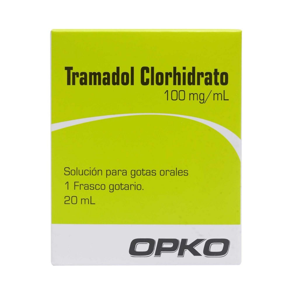 Tramadol Clorhidrato 100 mg / mL Solución para Gotas Orales 20 mL