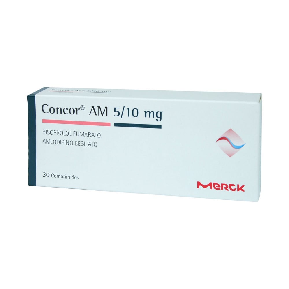 Concor AM Bisopropol Fumarato 5 mg 30 Comprimidos