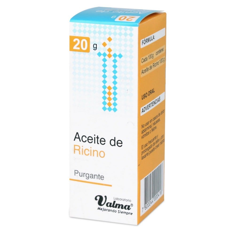 Aceite De Ricino 99,5 Líquido 20 mL Genéricos