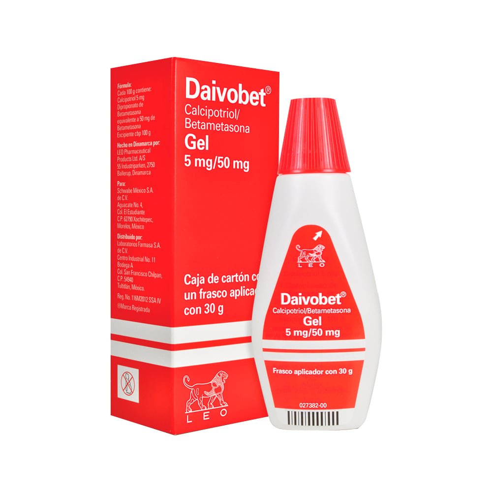 Daivobet Betametasona 0,05 mg Gel Tópico 30 gr