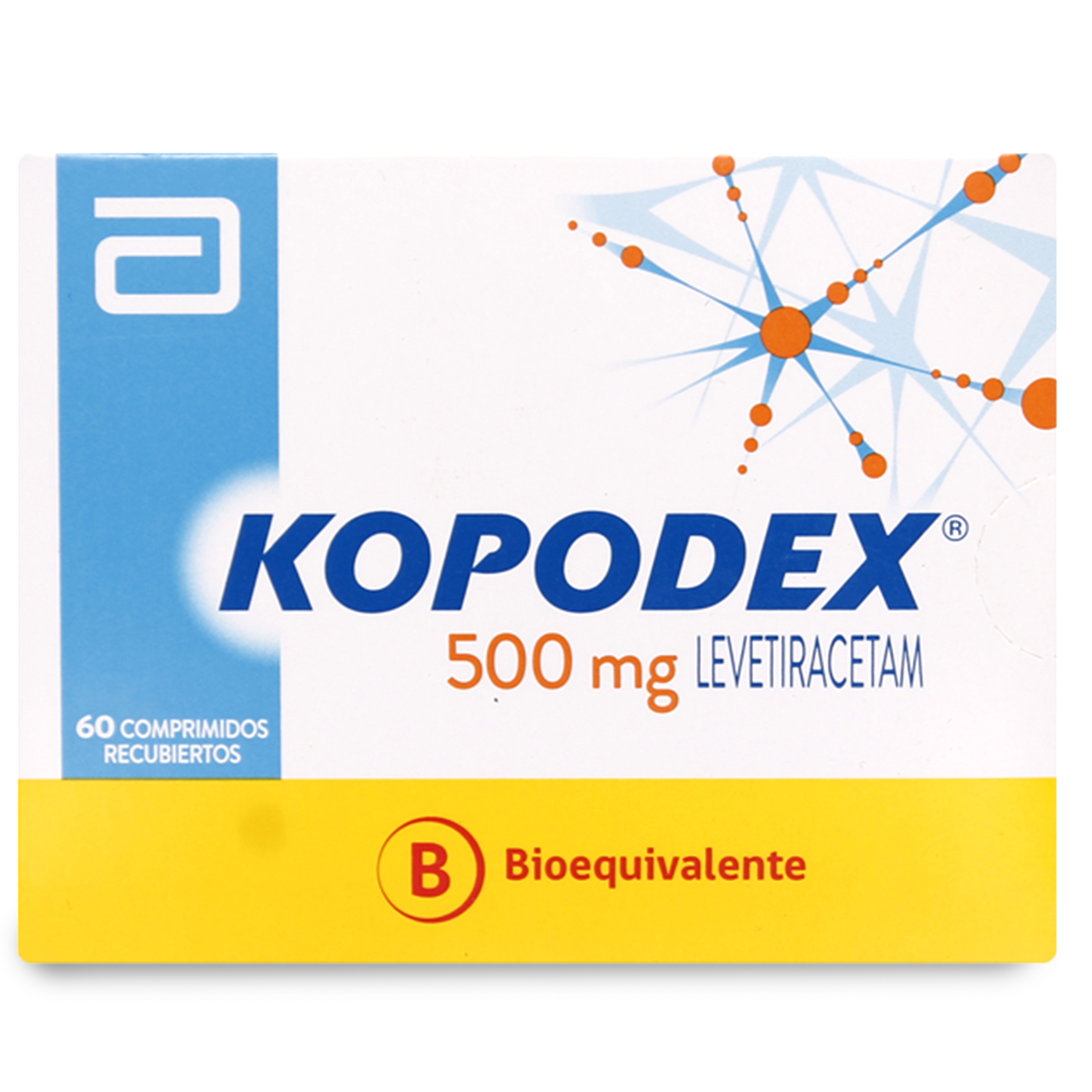 Kopodex Levetiracetam 500 mg 60 Comprimidos Recubierto