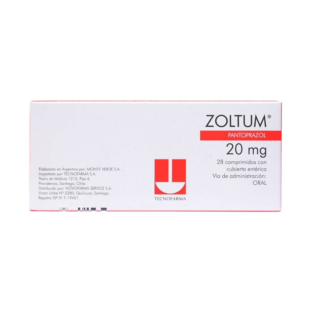 ZOLTUM LIOFILIZADO PARA SOLUCIÓN INYECTABLE 40 mg (Pantoprazol)
