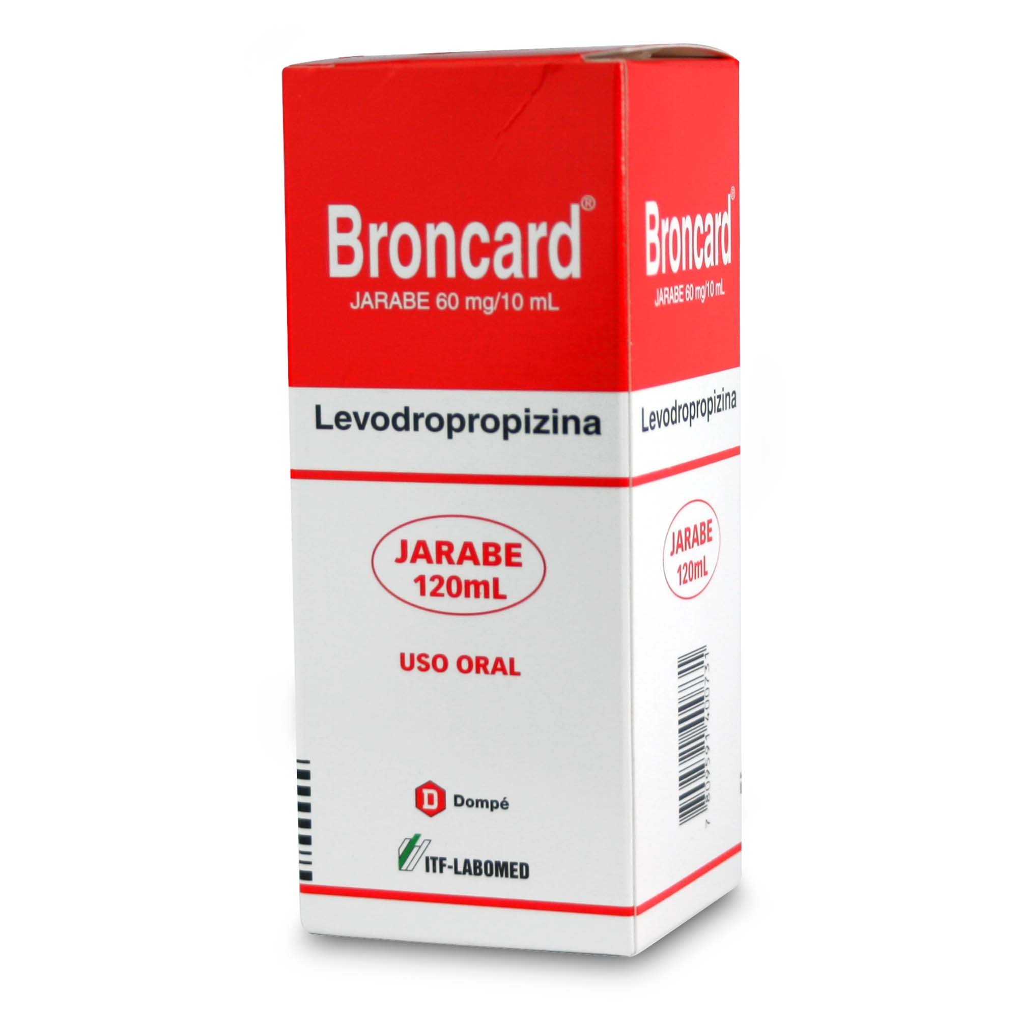 BRONCARD COMPRIMIDOS 60 mg (LEVODROPROPIZINA)