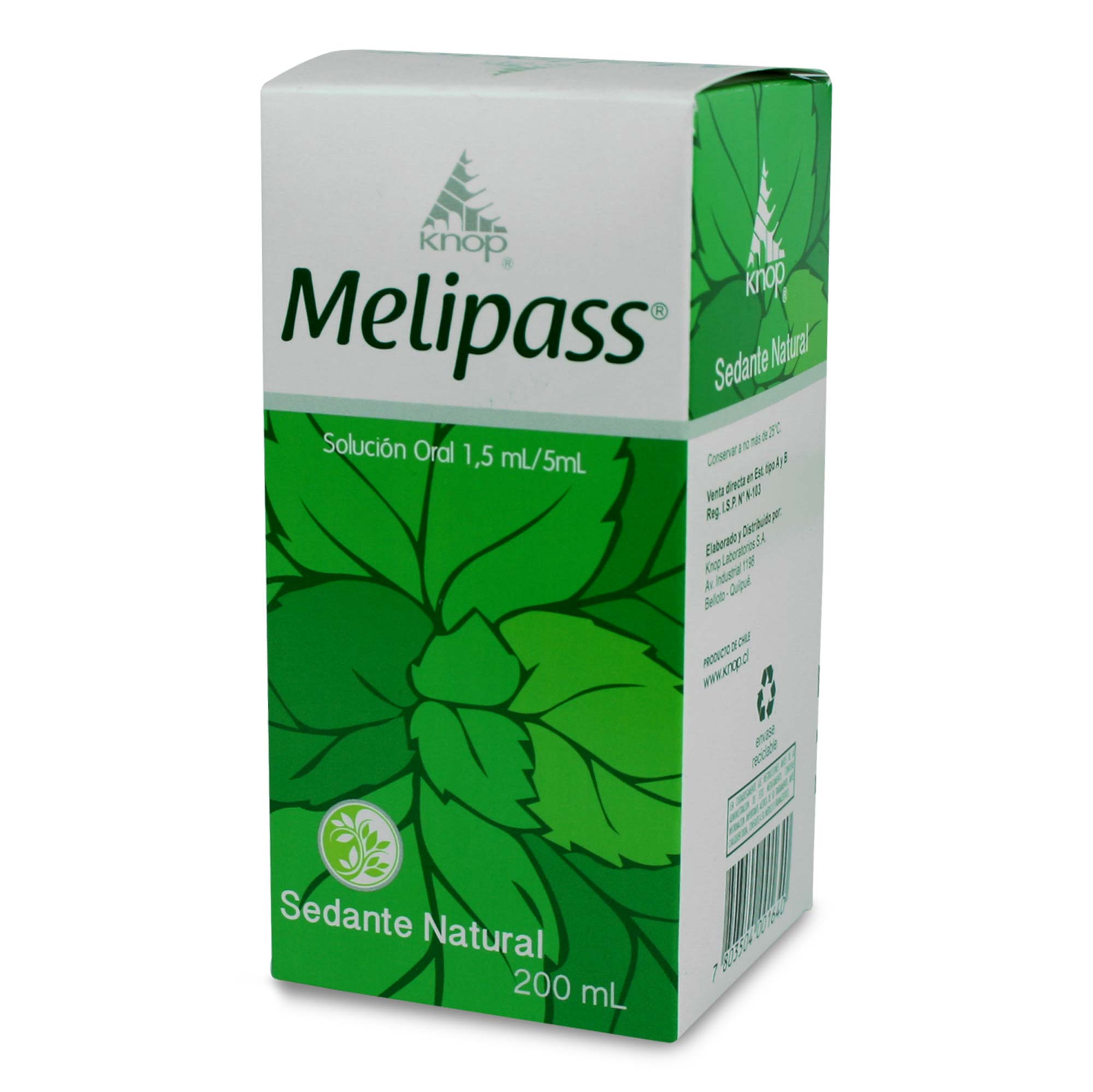 MELIPASS SOLUCIÓN ORAL 1,5 mL/5 mL