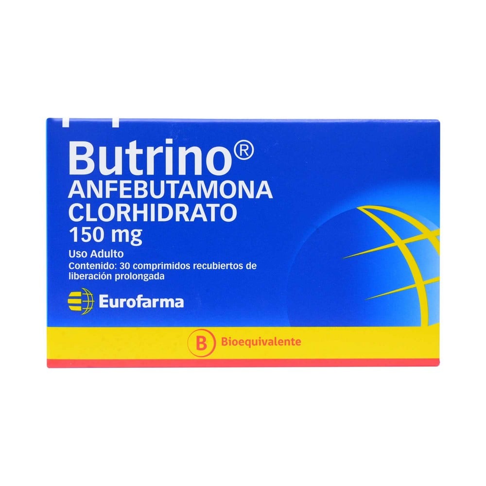 BUTRINO XL COMPRIMIDOS RECUBIERTOS DE LIBERACIÓN PROLONGADA 300 mg (BUPROPIÓN CLORHIDRATO)
