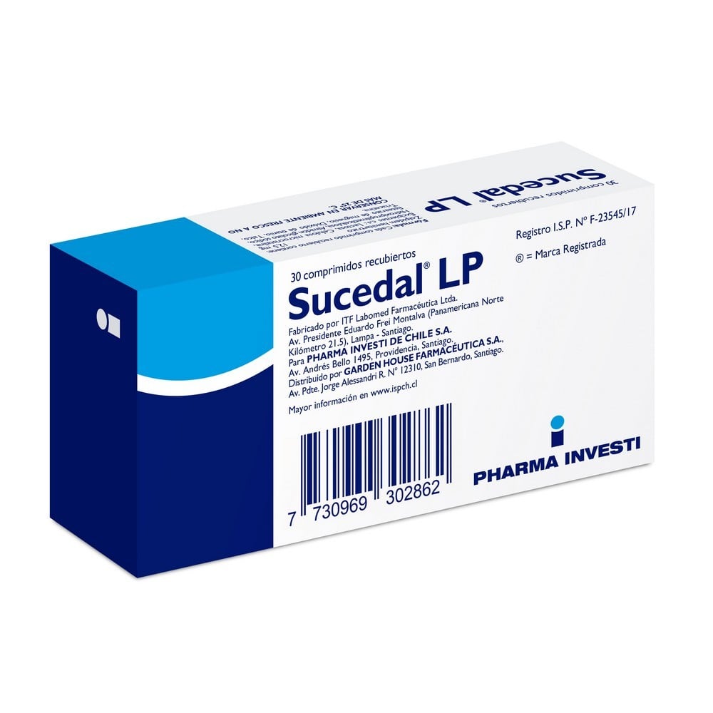 Sucedal LP  Zolpidem 12,5 mg 30 Comprimidos Recubiertos
