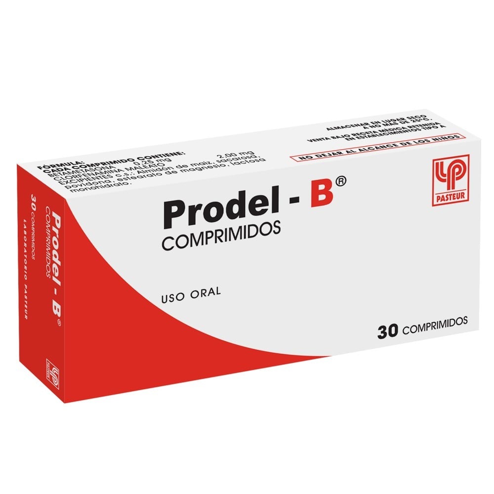Prodel-B Betametasona 2 mg 30 Comprimidos