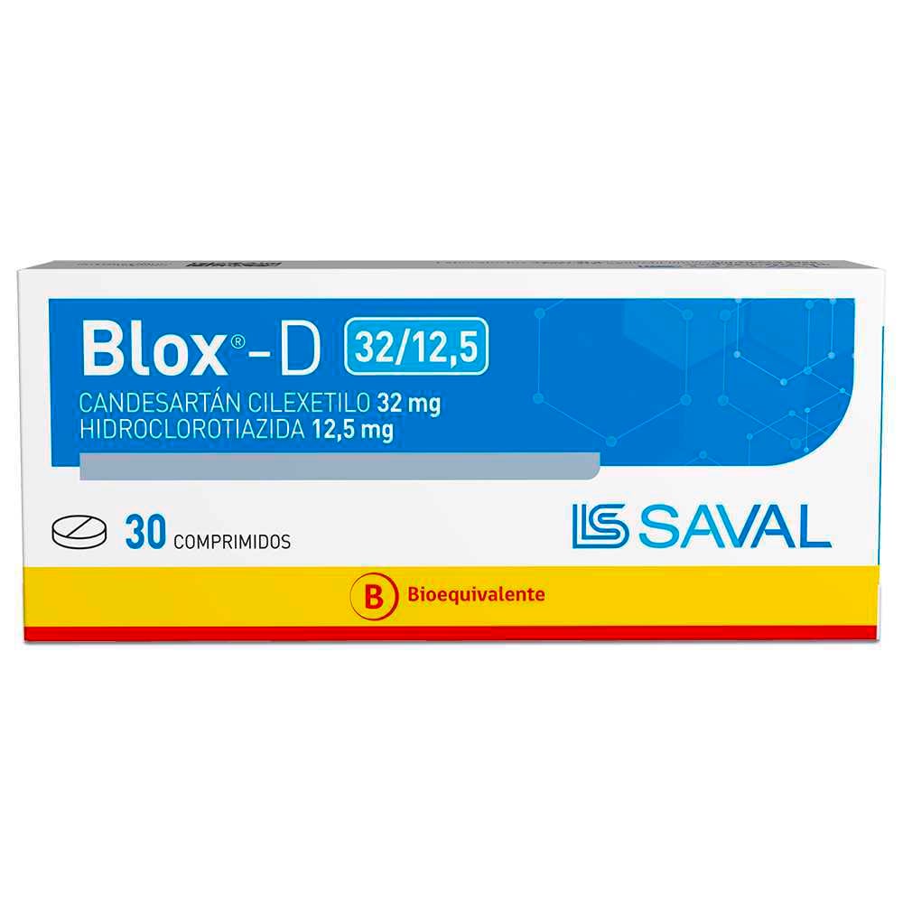 Blox-D Candesartan 32 mg 30 Comprimidos