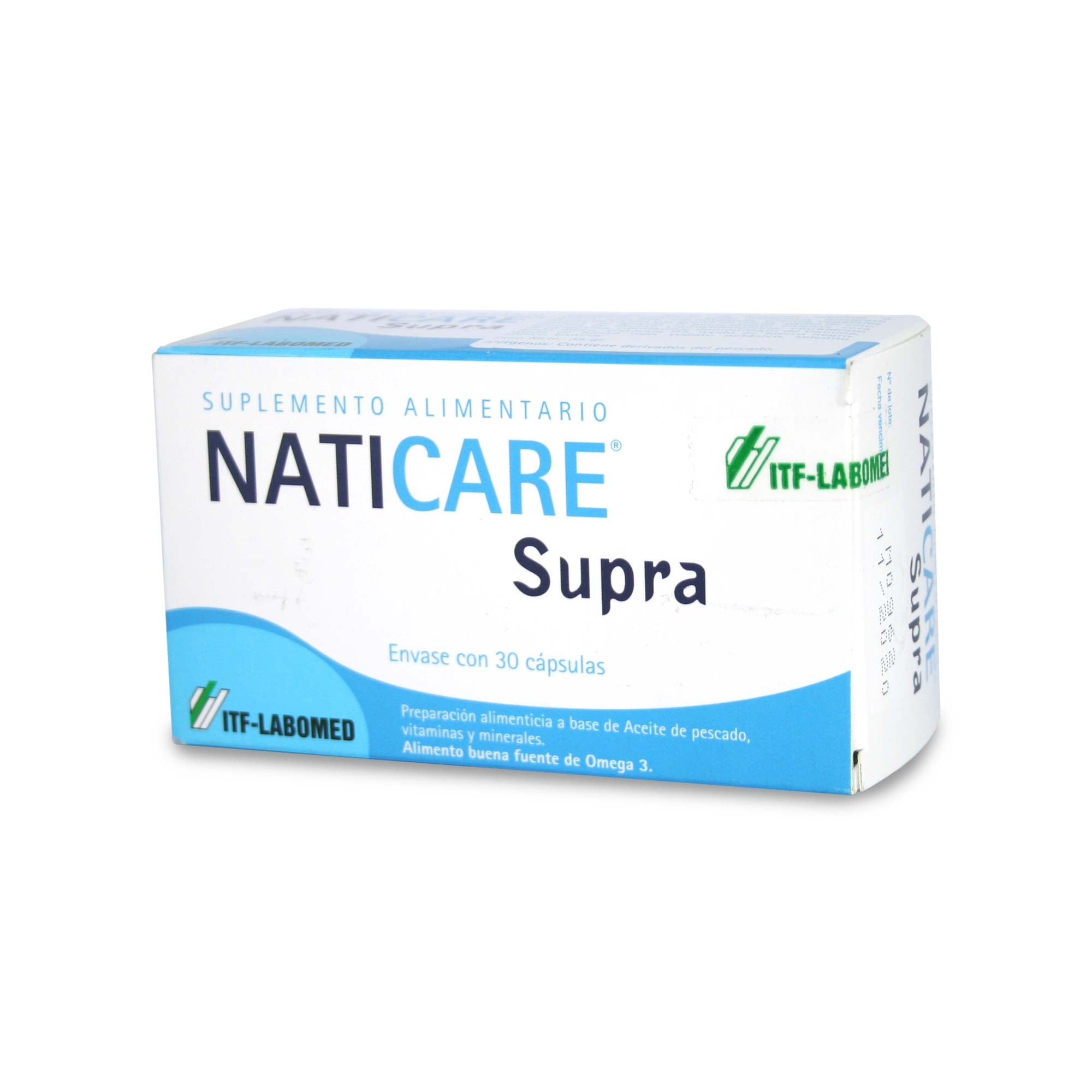 Naticare Supra Omega 3(Dha) 30 Cápsulas