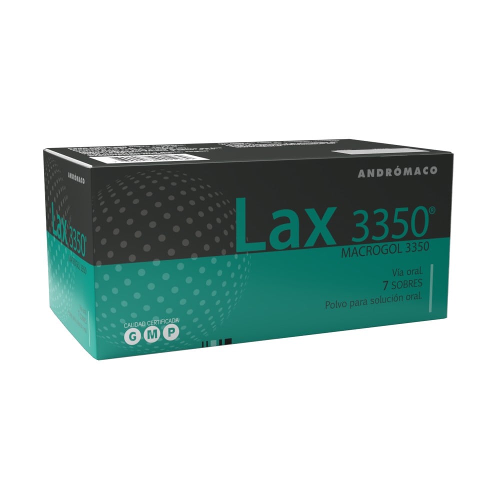 Lax 3350 Macrogol 3350 17 gr Polvo 7 Sobres