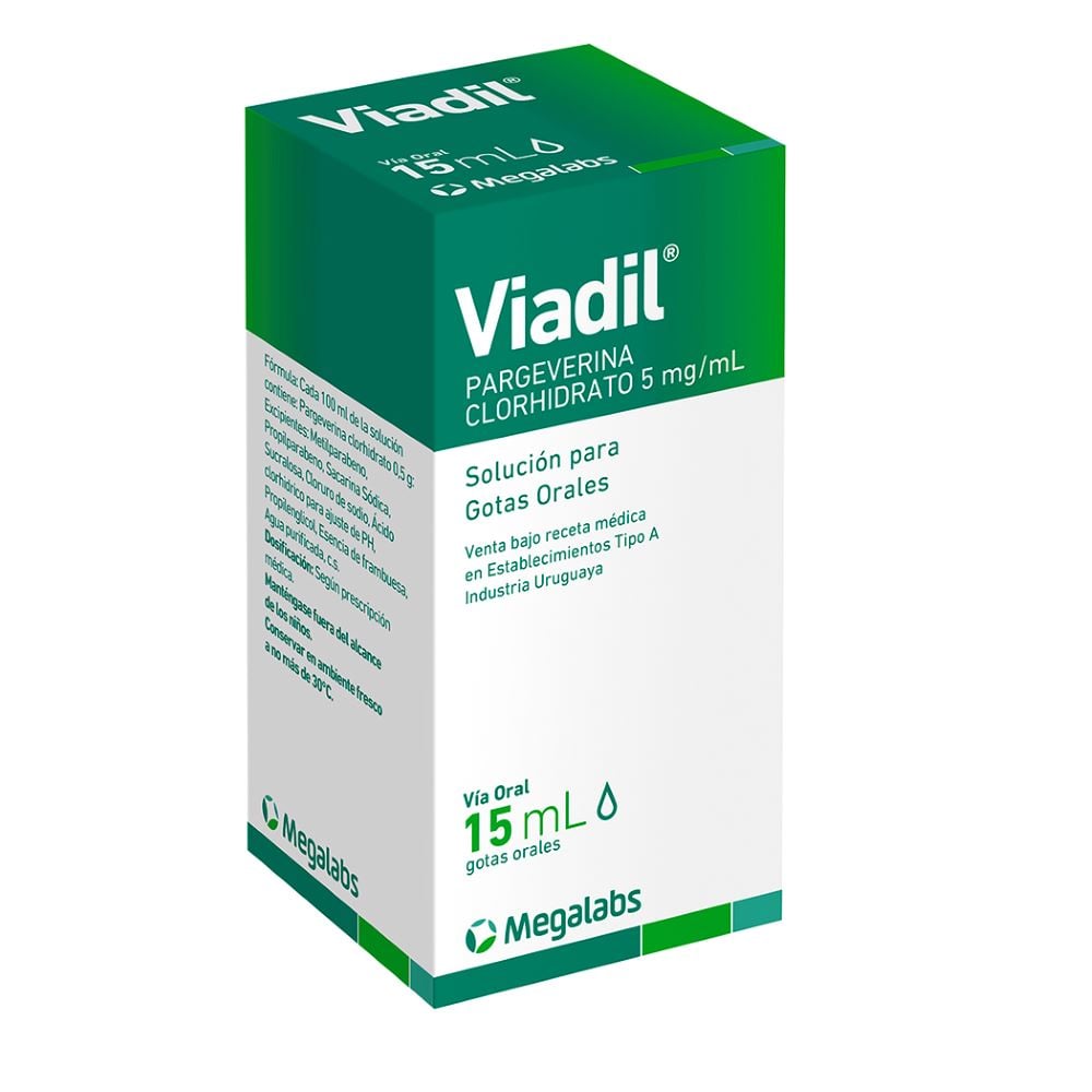 Viadil Pargeverina 5 mg / mL Gotas 15 mL