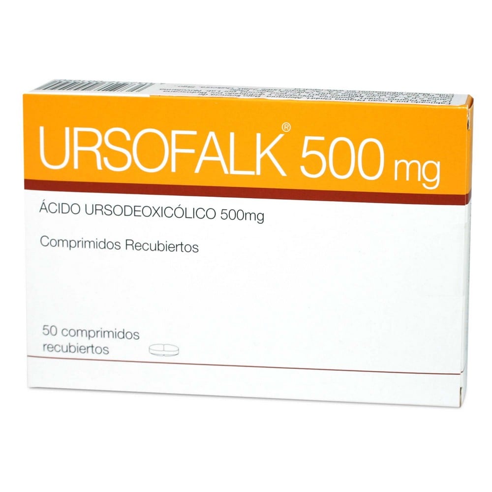 Ursofalk Acido Ursodeoxicolico 500 mg 50 Comprimidos