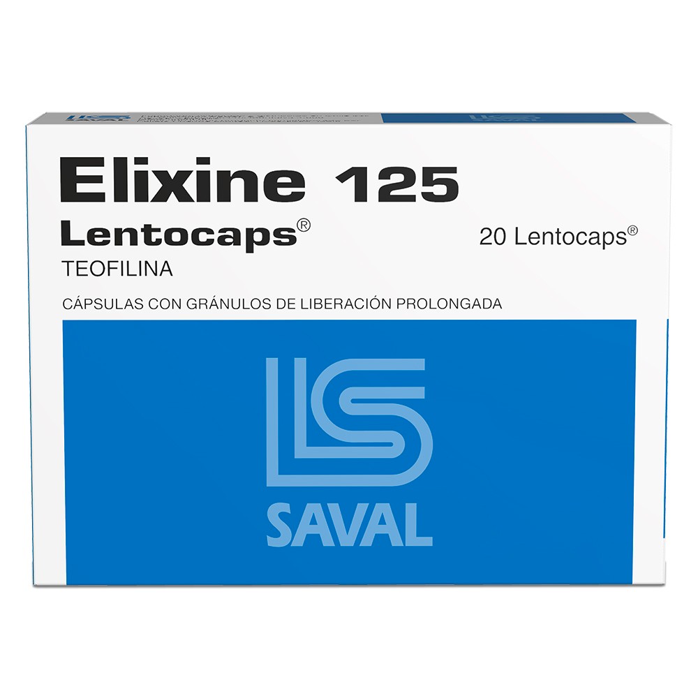 ELIXINE LENTOCAPS CÁPSULAS DE LIBERACIÓN PROLONGADA 60 mg