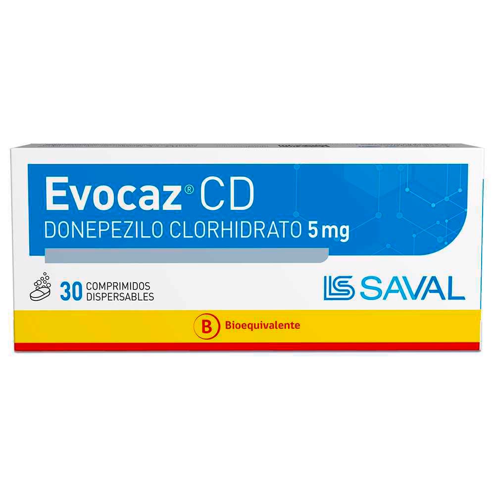 Evocaz CD Donepezilo 5 mg 30 Comprimidos