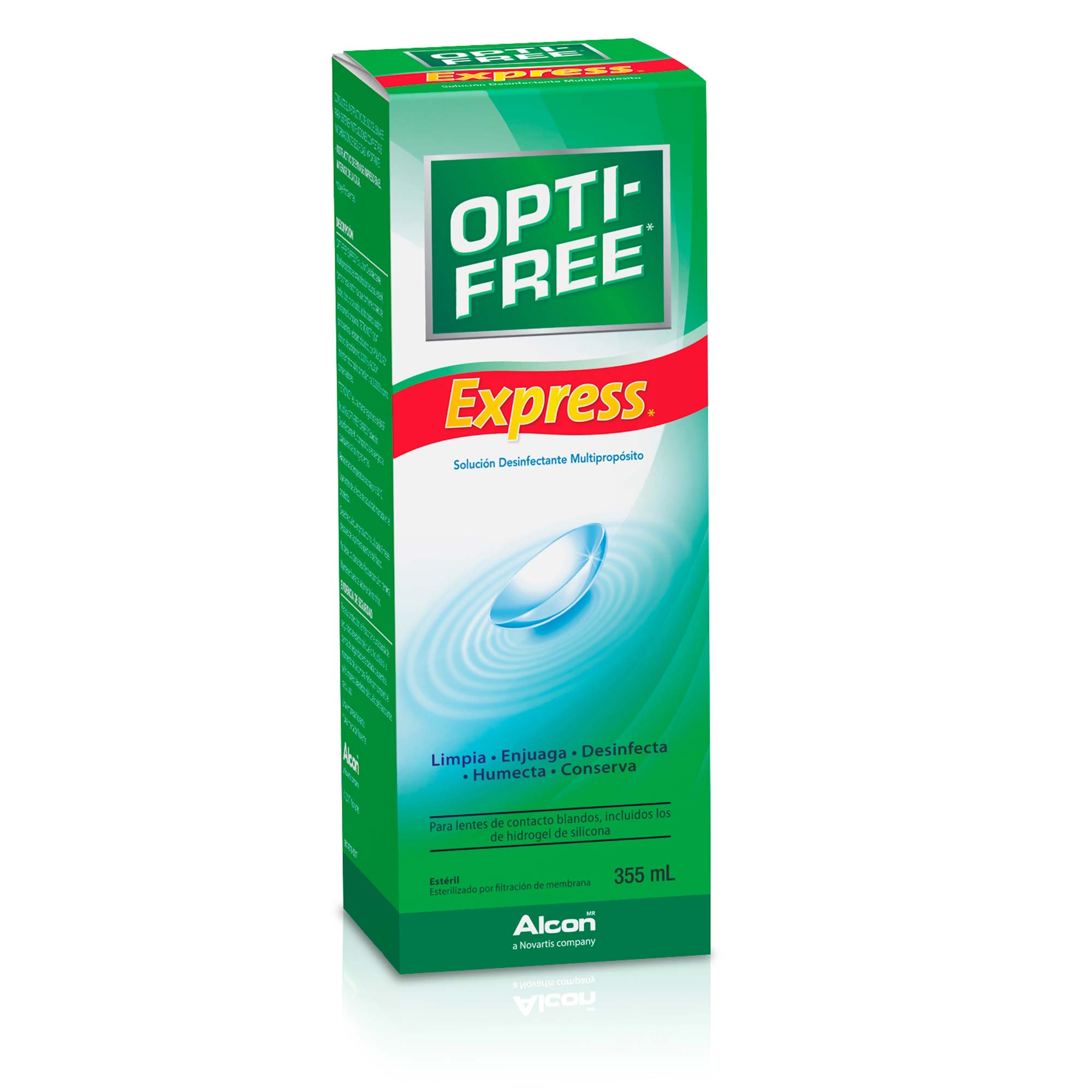 Opti-Free Express Solución Desinfectante Multiproposito 355 mL