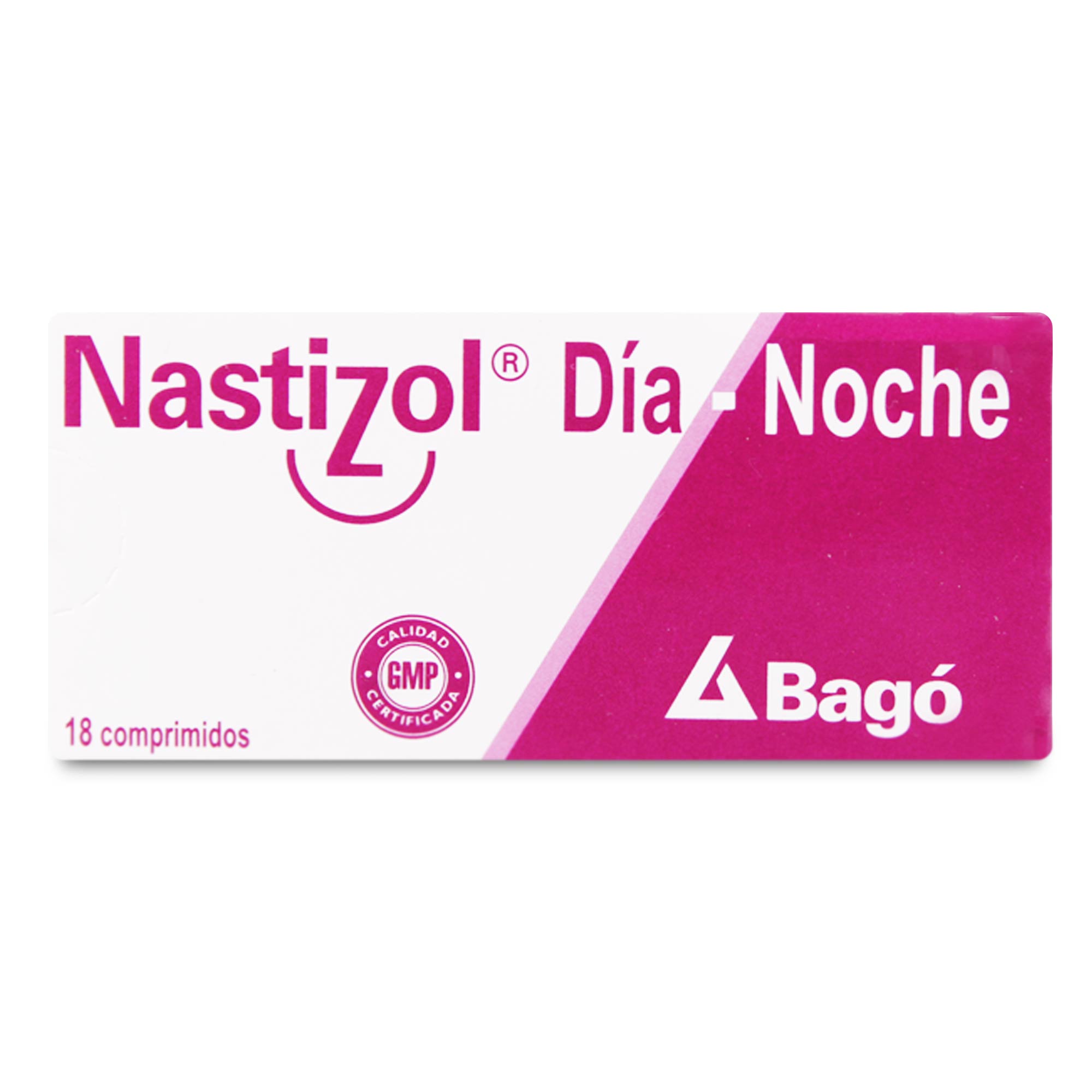 Nastizol Día-Noche Pseudoefedrina 60 mg 18 Comprimidos