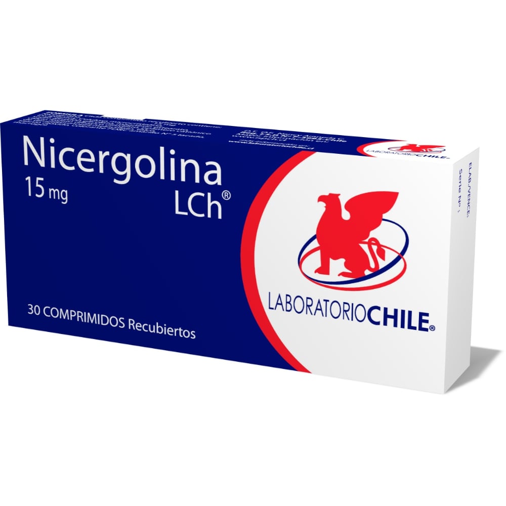 Nicergolina 15 mg 30 Comprimidos