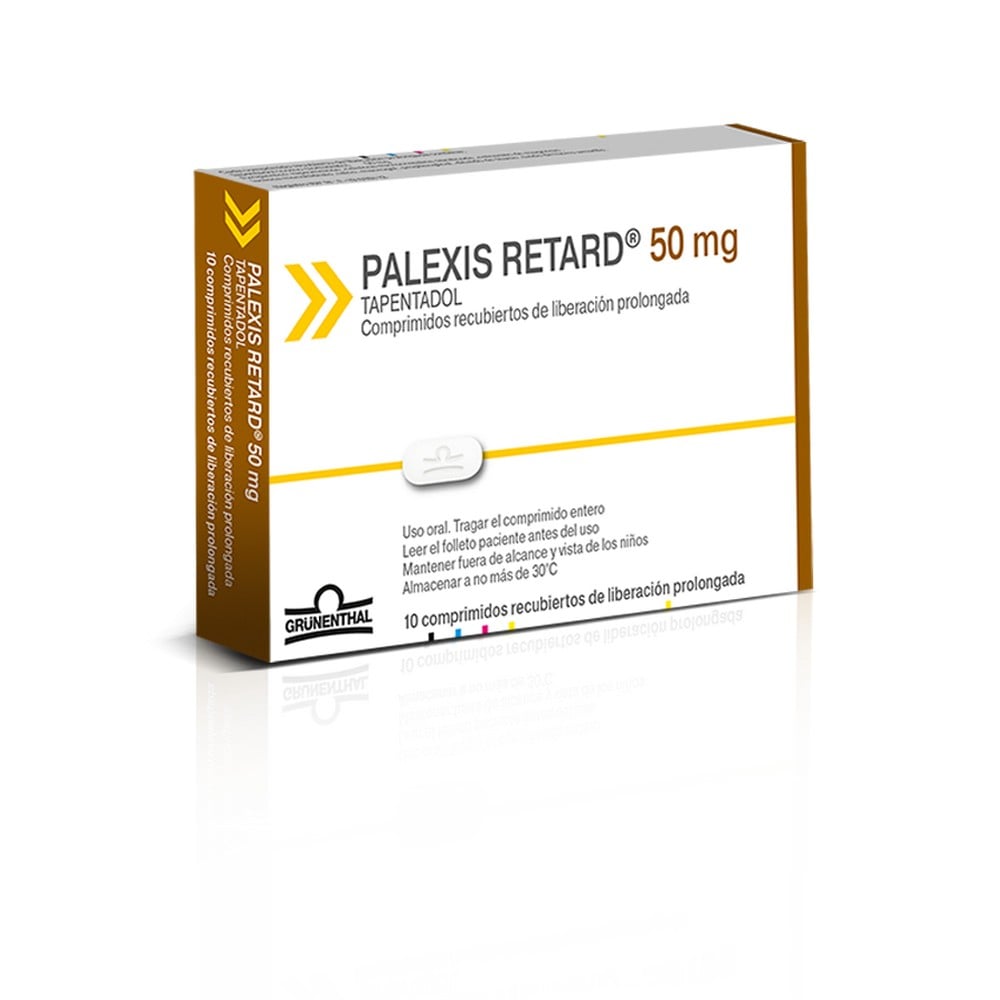 Palexis Retard Tapentadol 50 mg 10 Comprimidos