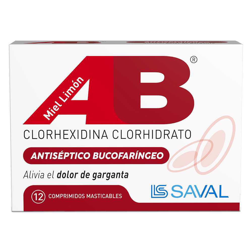 AB ANTISÉPTICO BUCAL SABOR LIMÓN COMPRIMIDOS MASTICABLES 5 mg