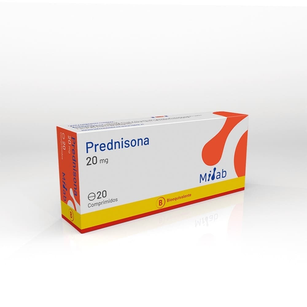 Prednisona 20Mg 20 Comprimidos