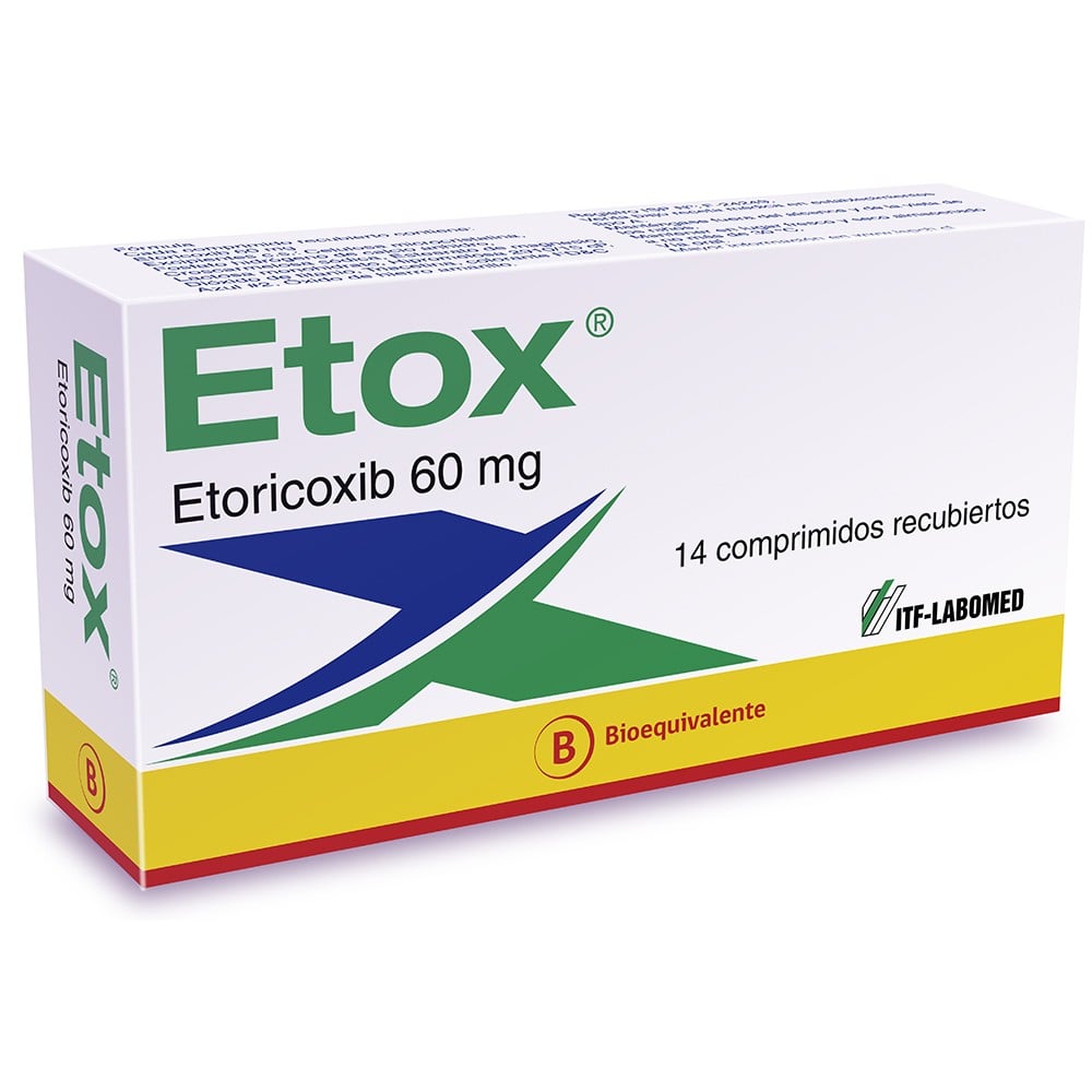 ETOX COMPRIMIDOS RECUBIERTOS 60 mg (ETORICOXIB)