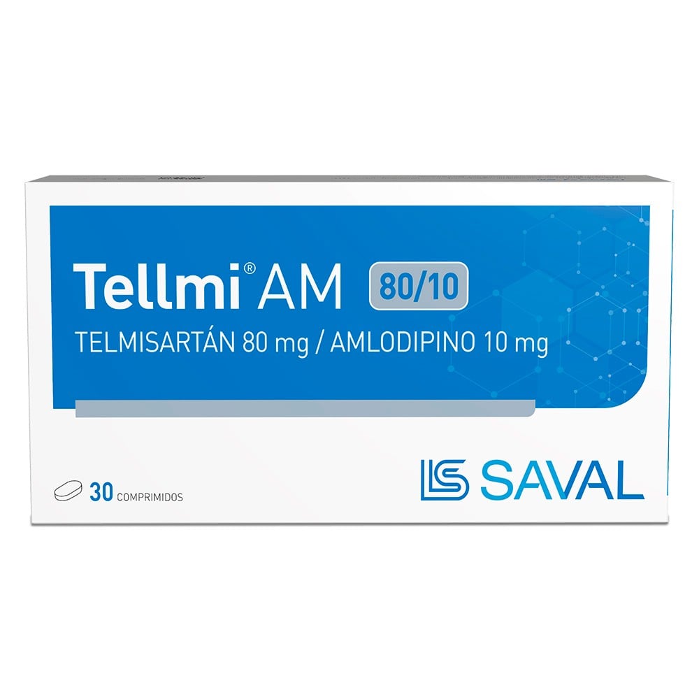 TELLMI AM 80/10 COMPRIMIDOS