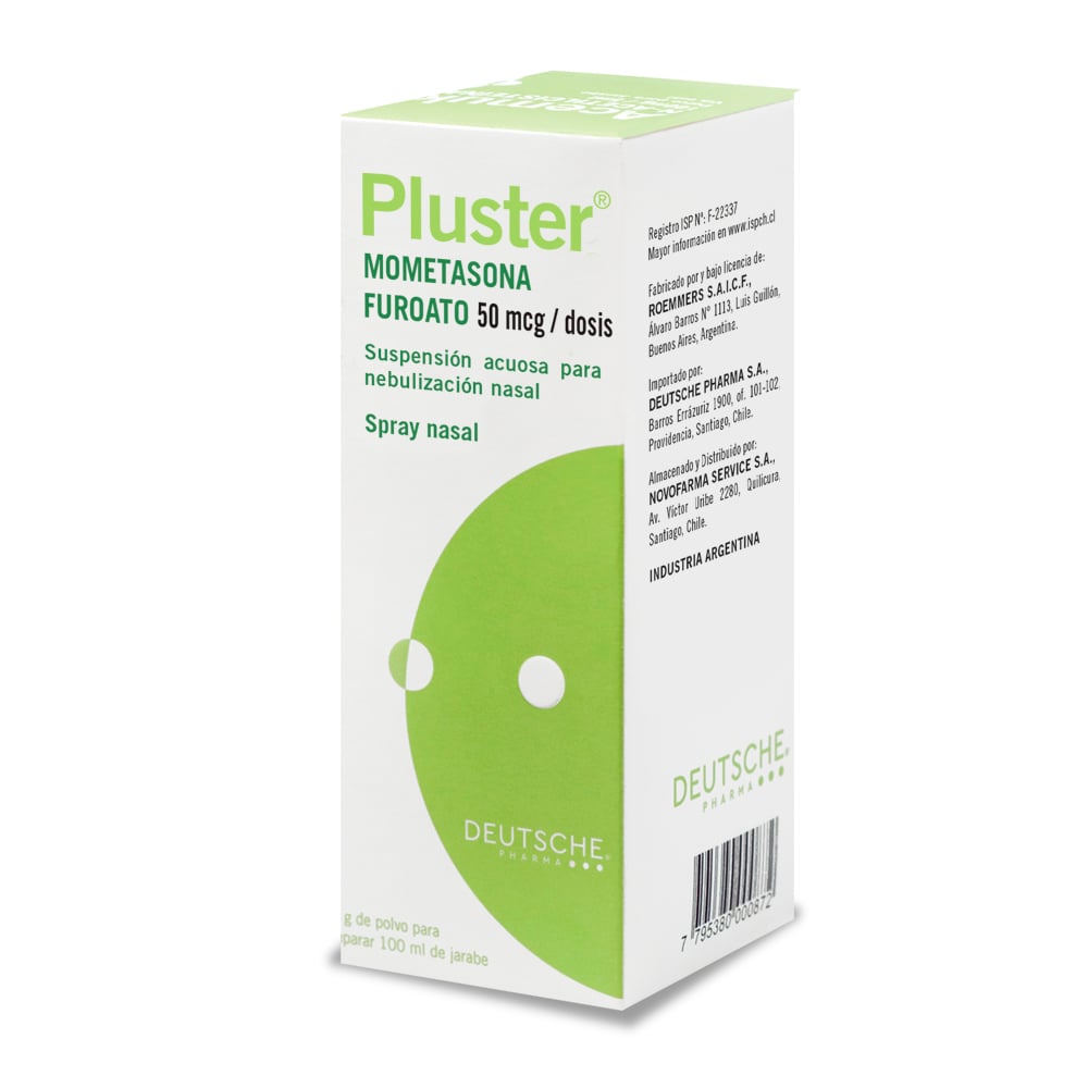 Pluster Mometasona Furoato 50 mcg/DS Suspensión Nasal 120 Dosis