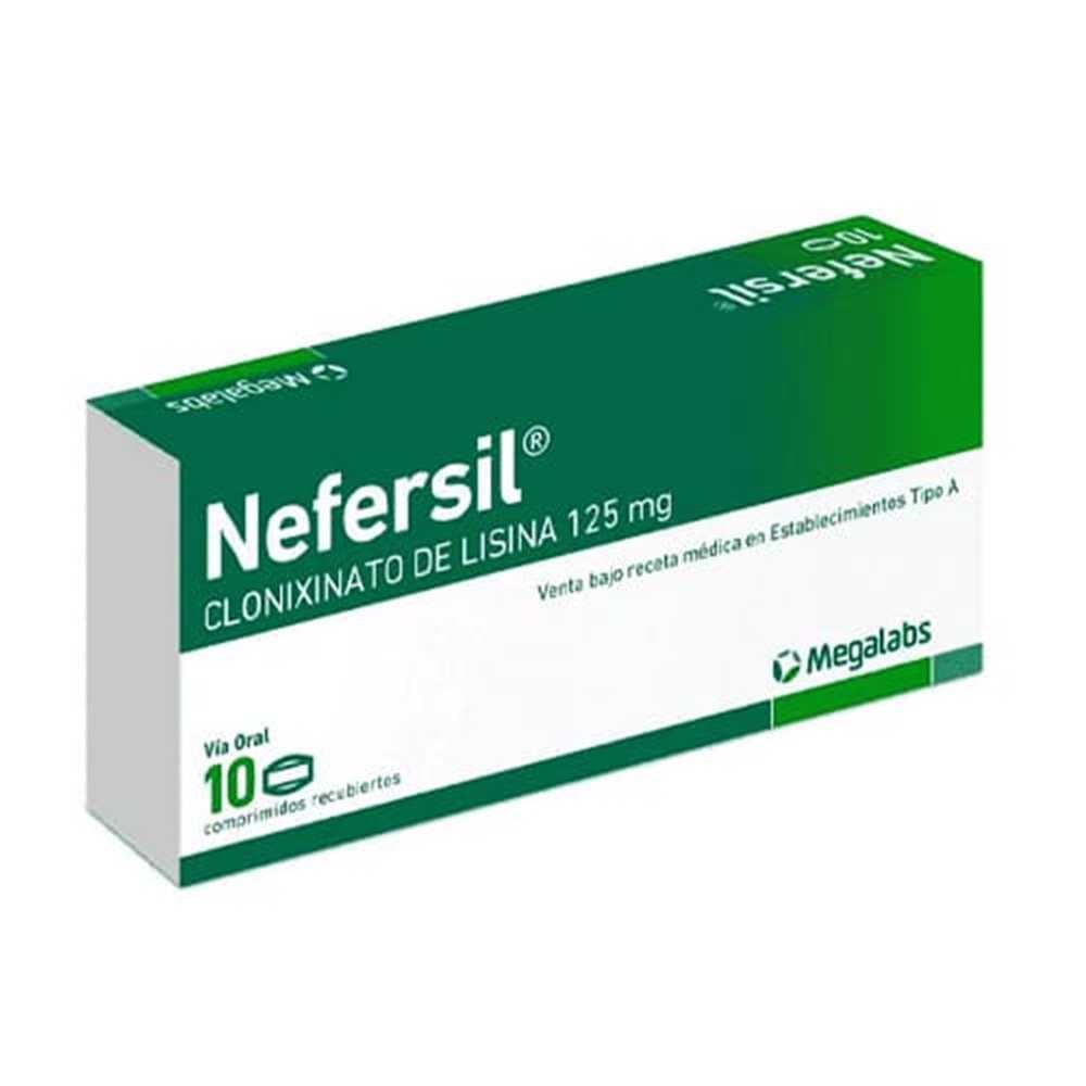 Nefersil Clonixinato De Lisina 125 mg 10 Comprimidos