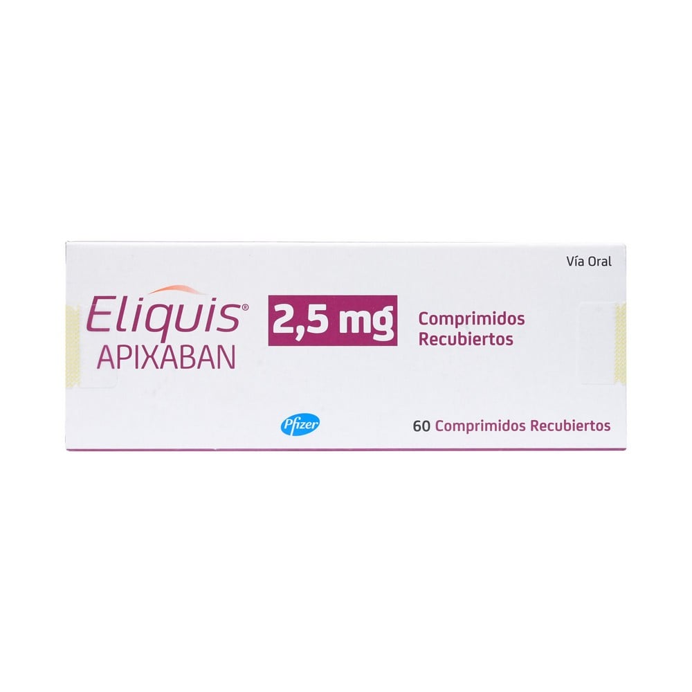 ELIQUIS COMPRIMIDOS RECUBIERTOS 2,5 mg (APIXABAN)