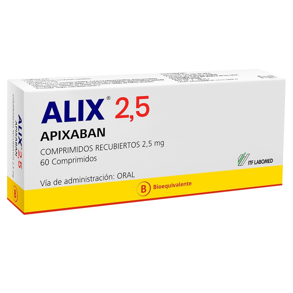 Alix 2,5 mg 60 Comprimidos Recubiertos