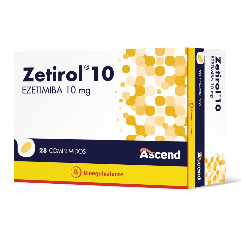 Zetirol 10 Ezetimiba 10 mg 28 Comprimidos