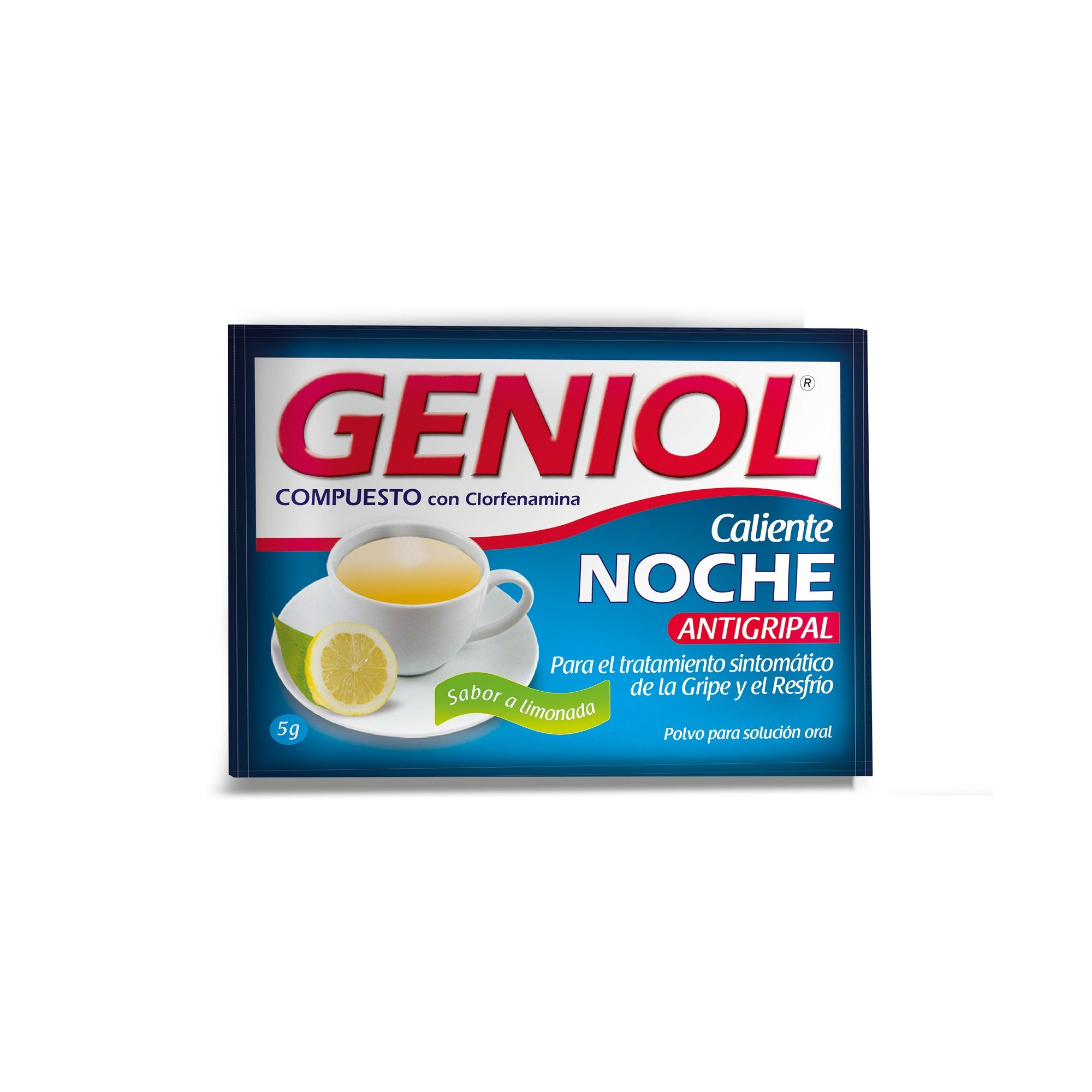 GENIOL COMPUESTO CON CLORFENAMINA POLVO PARA SOLUCIÓN ORAL