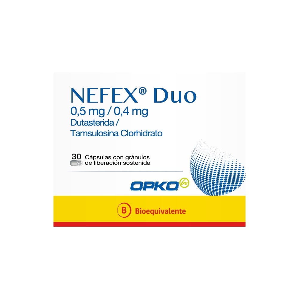 Nefex Duo 0,5 mg / 0,4 mg 30 Cápsulas