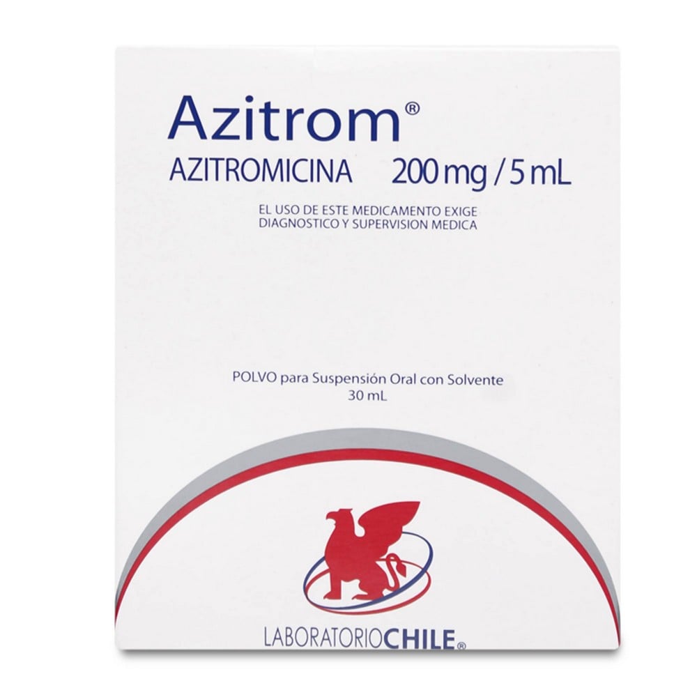 Azitrom Azitromicina 200 mg Suspensión 5 mL