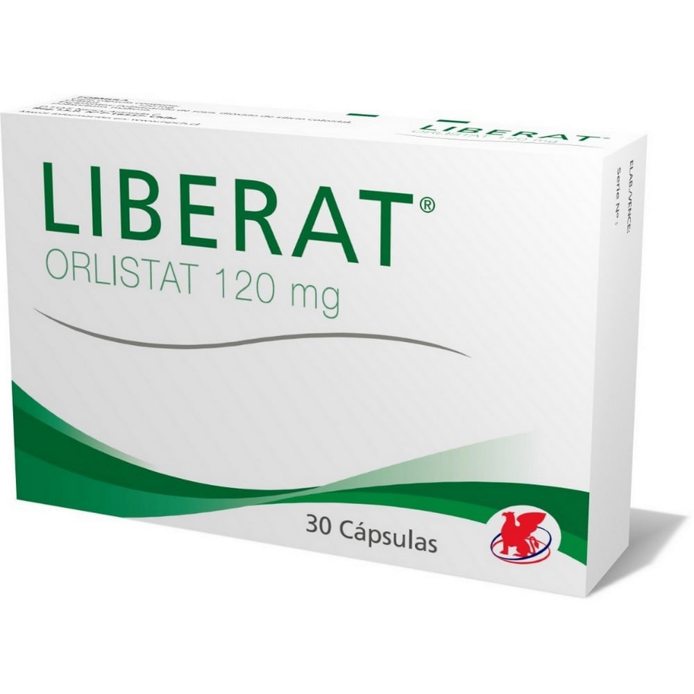 Liberat Orlistat 120 mg 30 Cápsulas